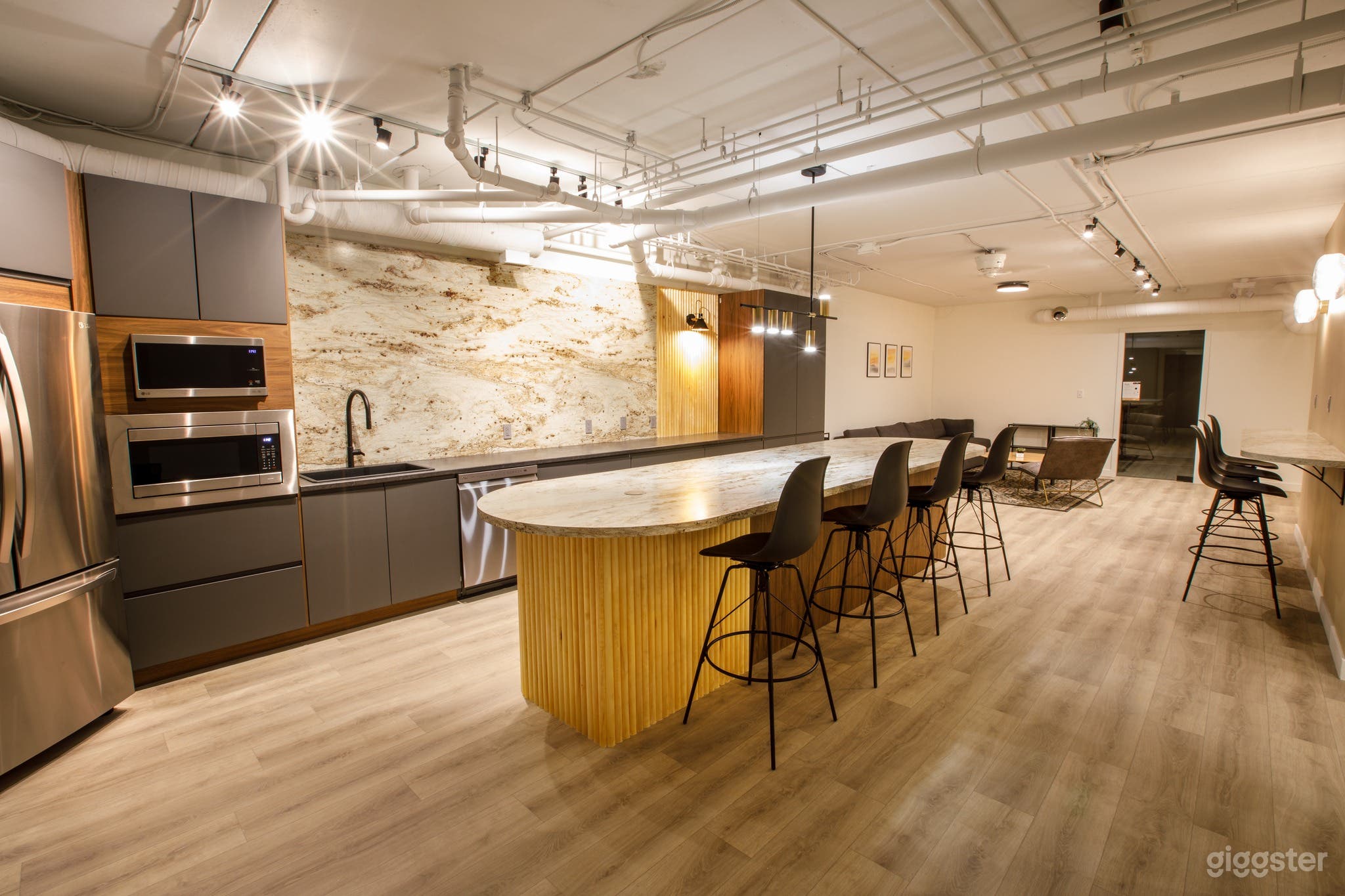 Lower Level Common Area Event Space | Rent this location on Giggster