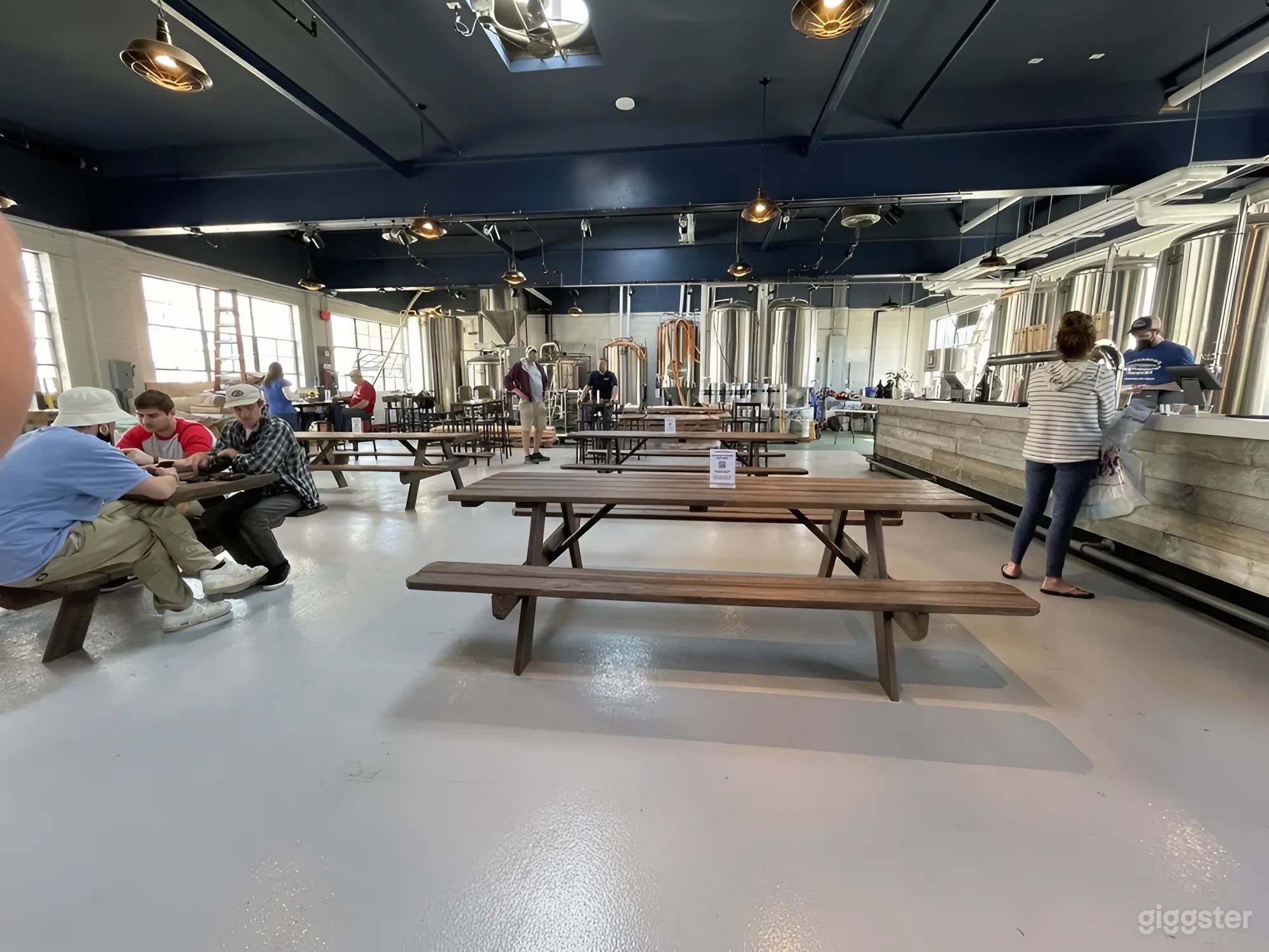 Spacious Industrial Taproom with 20-Foot Ceilings &amp; Brewery Tanks Photo 2