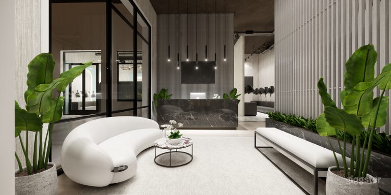  Salon de luxe moderne à Buckhead – 3 800 pieds carrés 