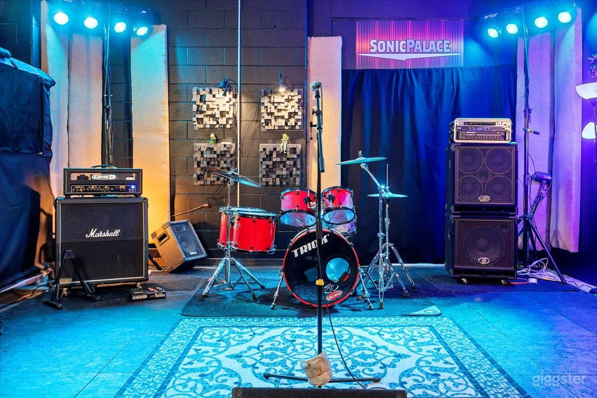 Fantastic drum room.