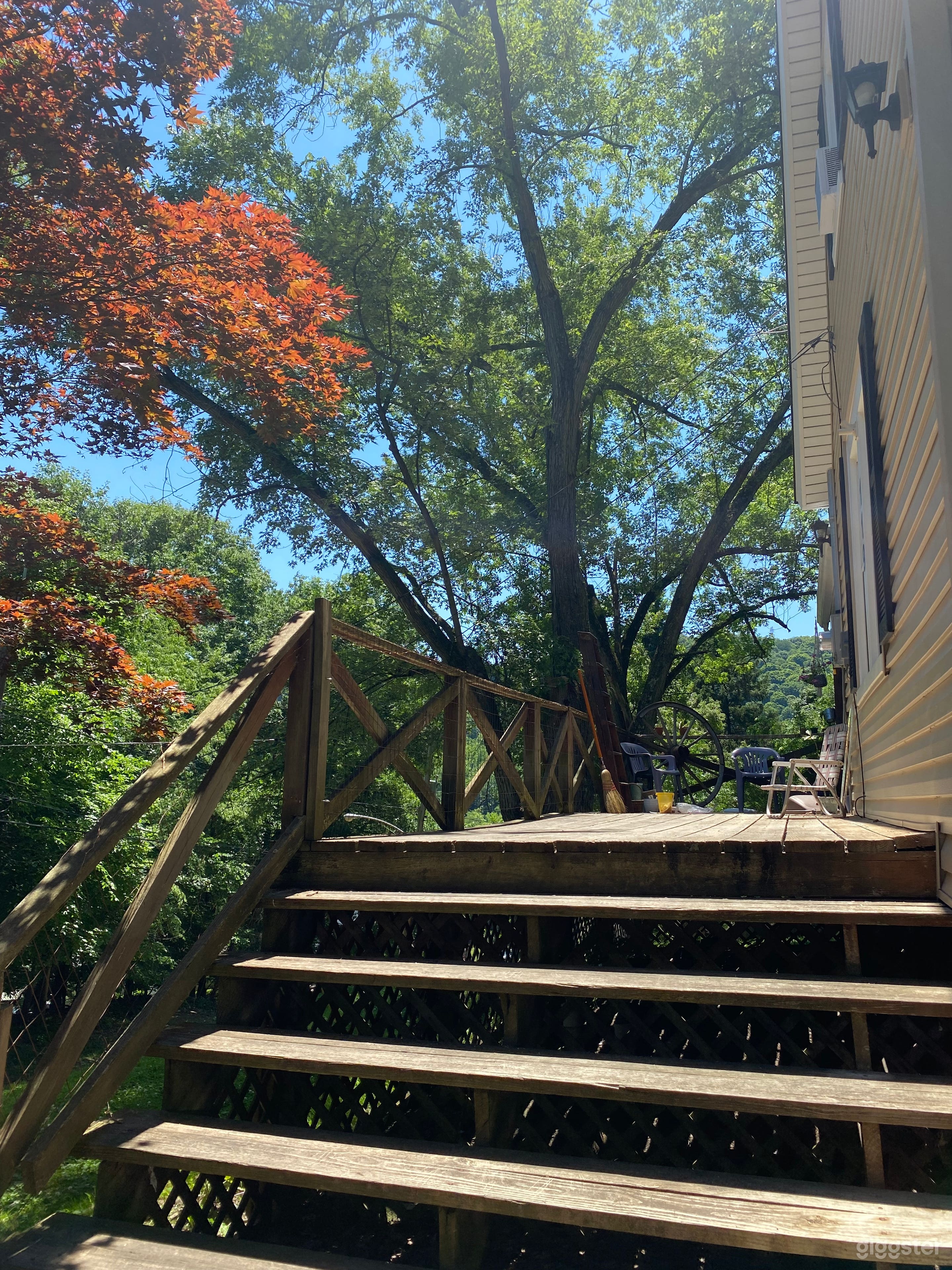 Woodsy Cottage w/overlooking creek views from deck Photo 2
