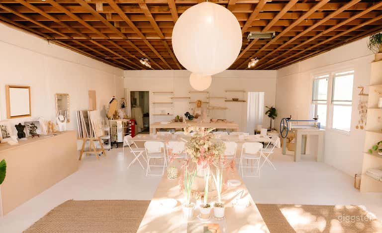  Well-Lit Modern Ceramic Working Studio & Gallery Space 