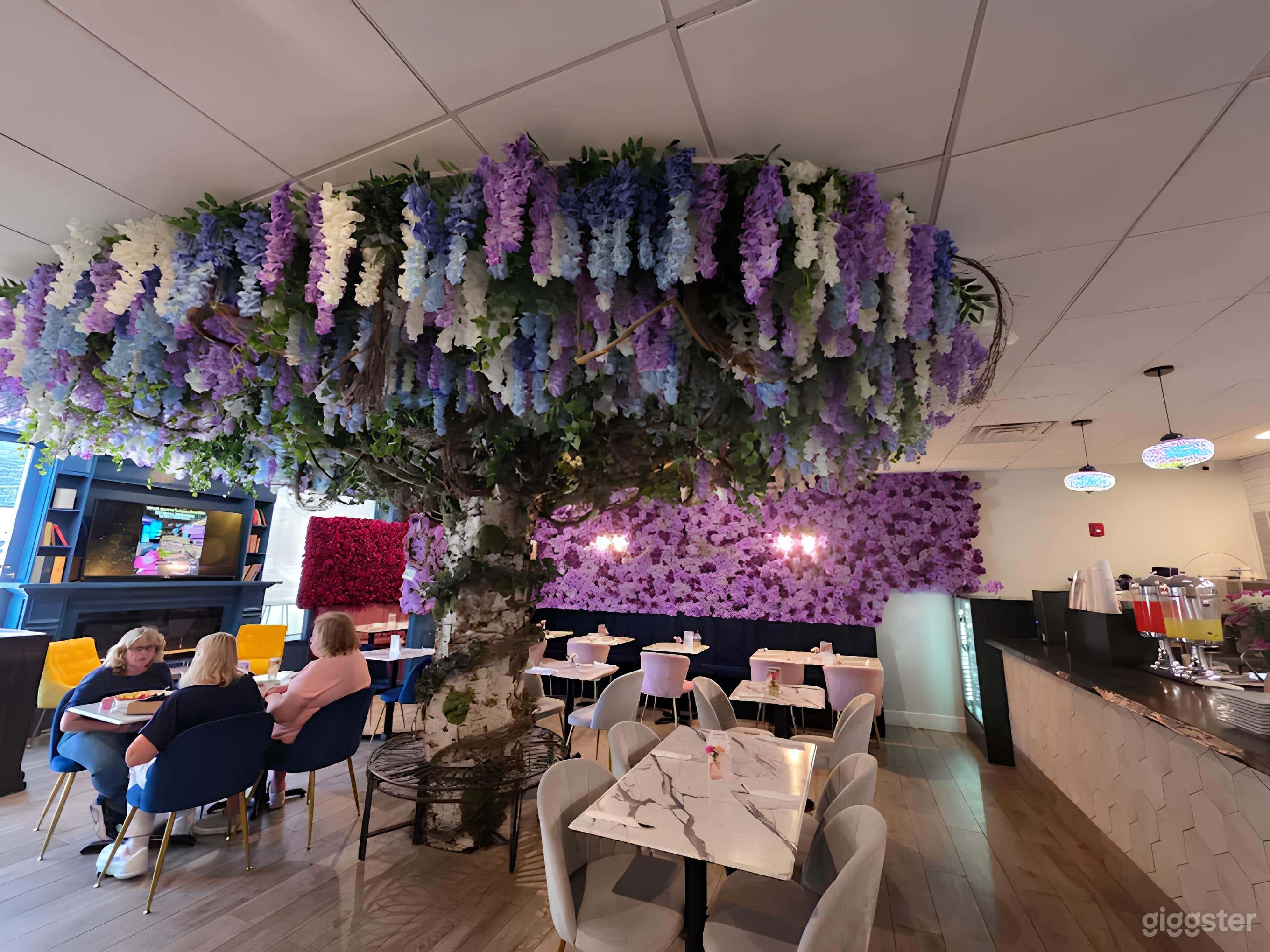 Whimsical Floral Café Perfect for Events &amp; Filming Photo 2