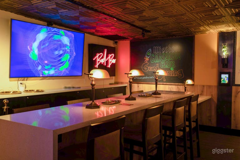  Upstairs consumption lounge
 