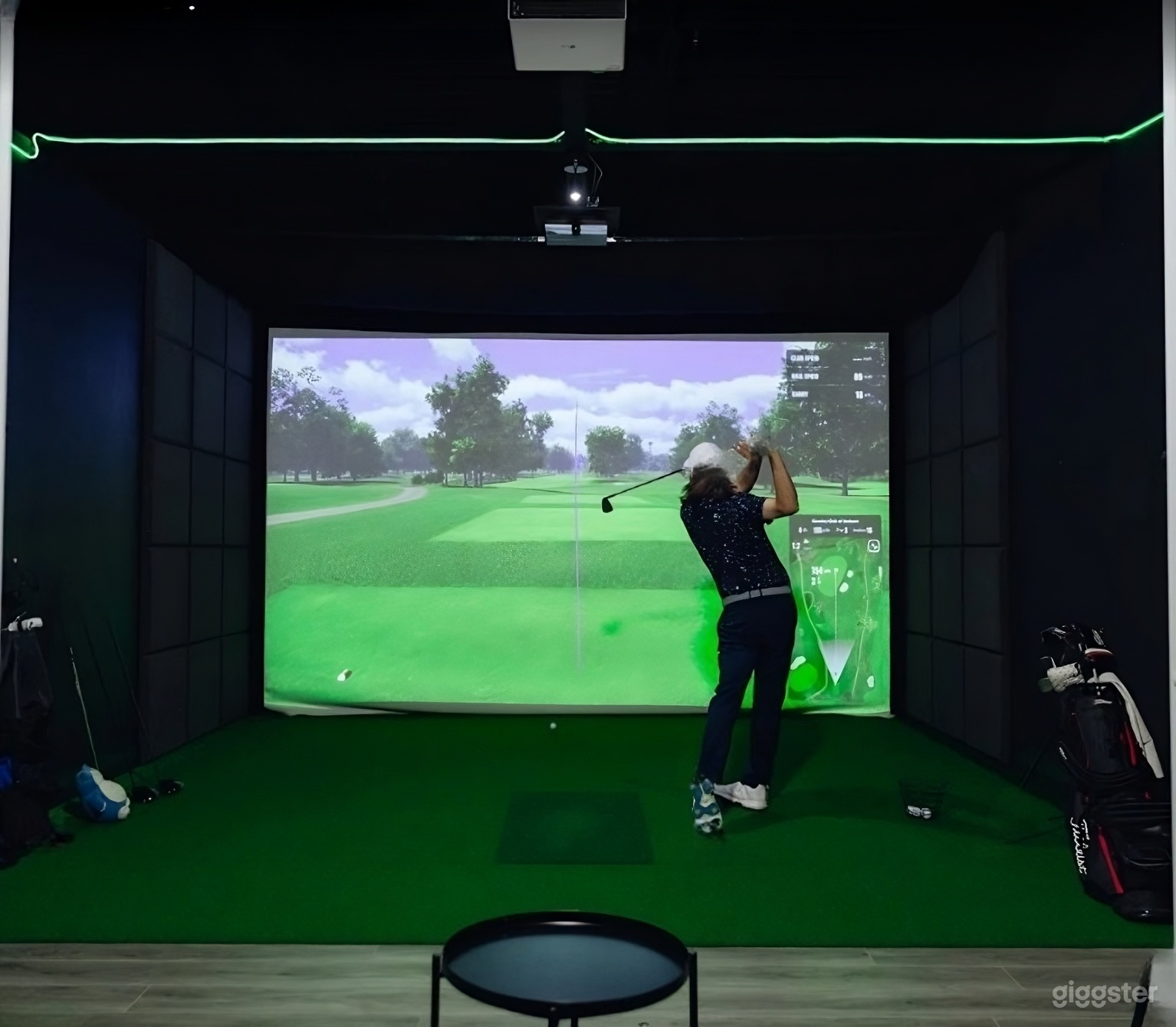 Private Indoor Golf Lounge with 4 Simulator Rooms Photo 1