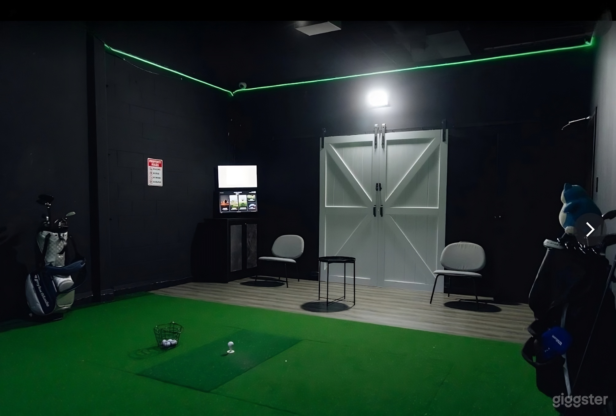 Private Indoor Golf Lounge with 4 Simulator Rooms Photo 2
