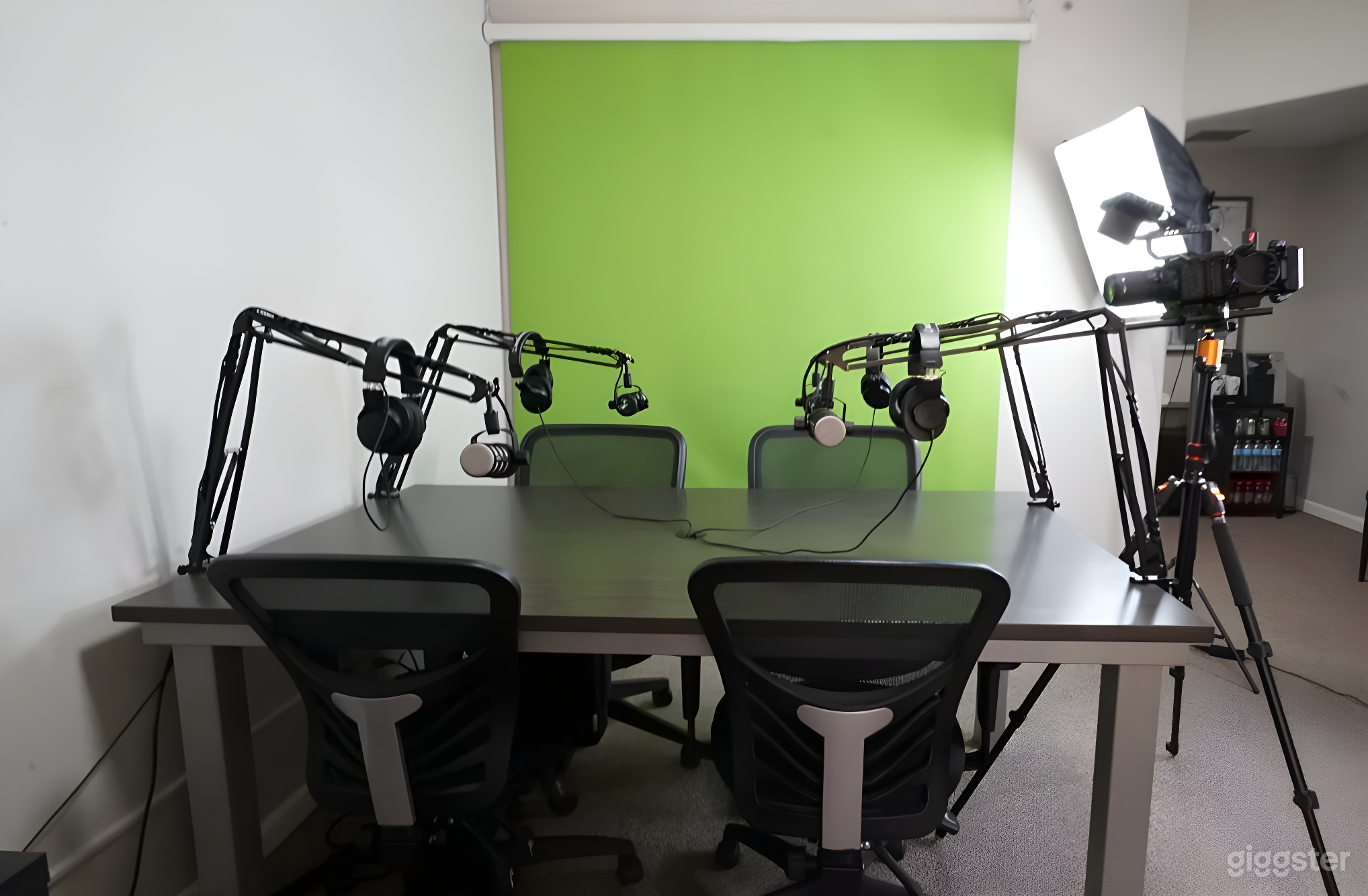 Versatile Photo &amp; Podcast Studio w/ Green Screen Photo 3