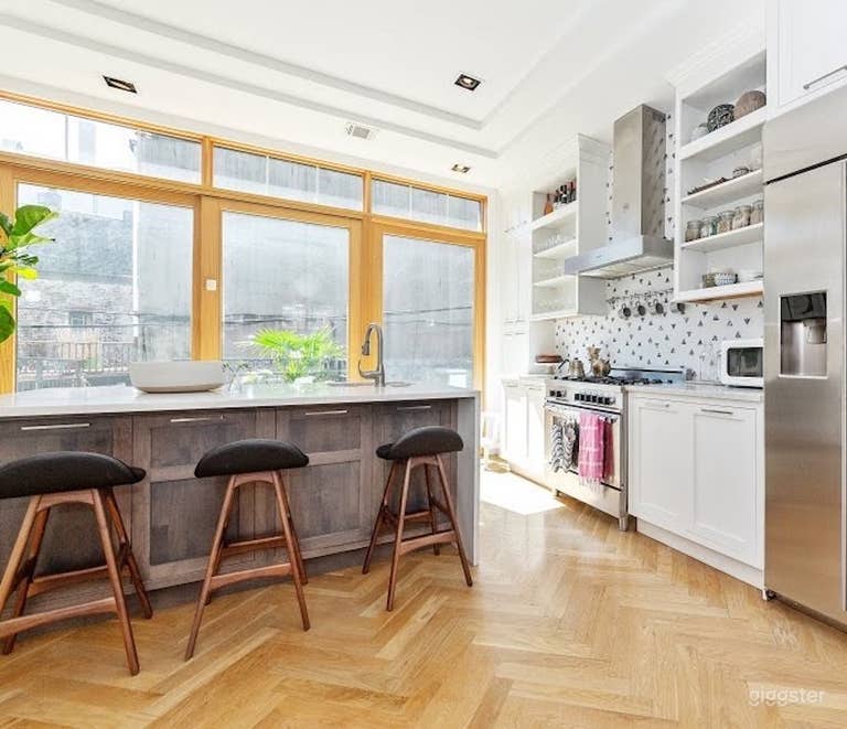  Brownstone di Brooklyn in stile Mid Century Modern 