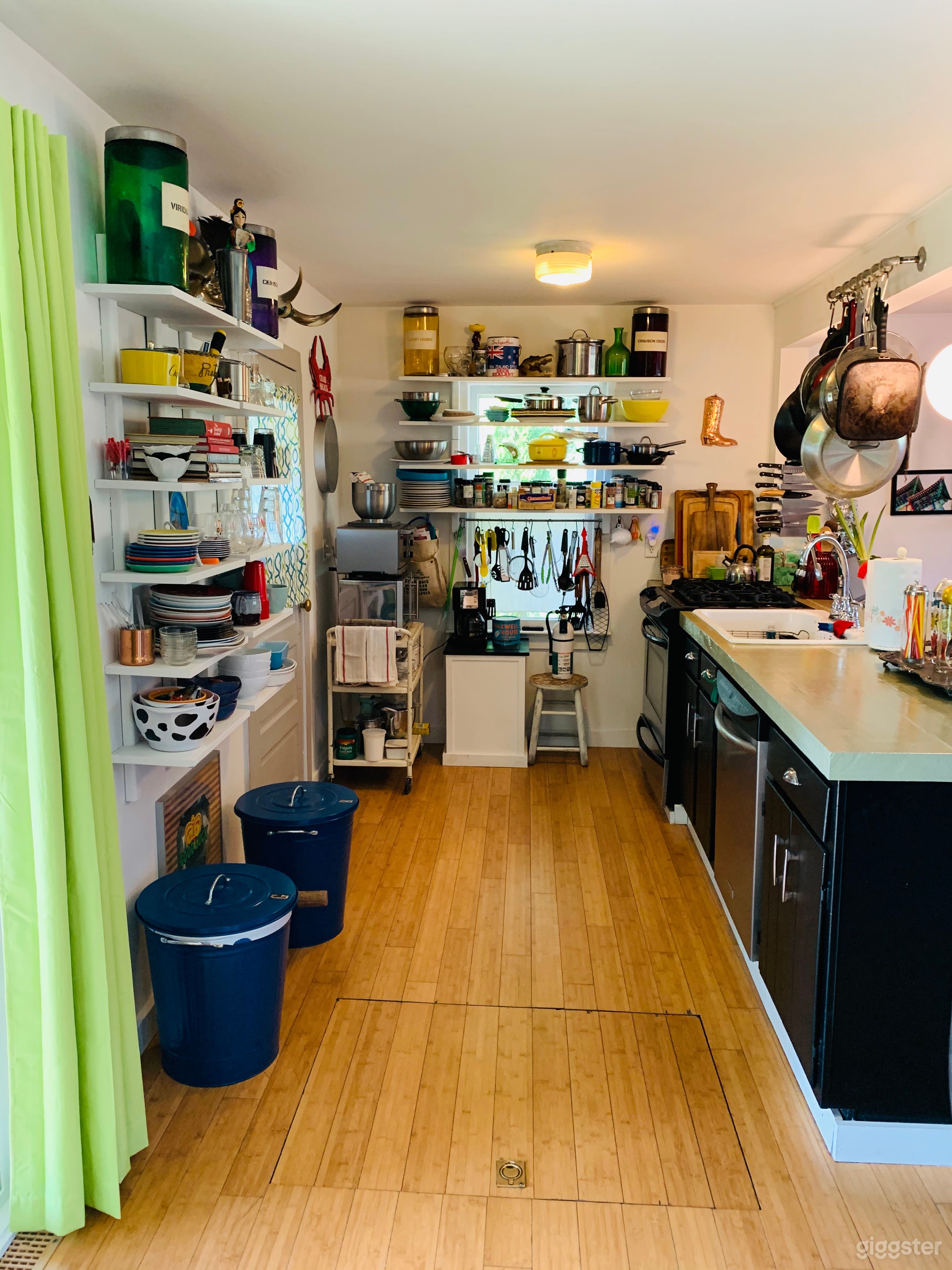 Fully stocked kitchen