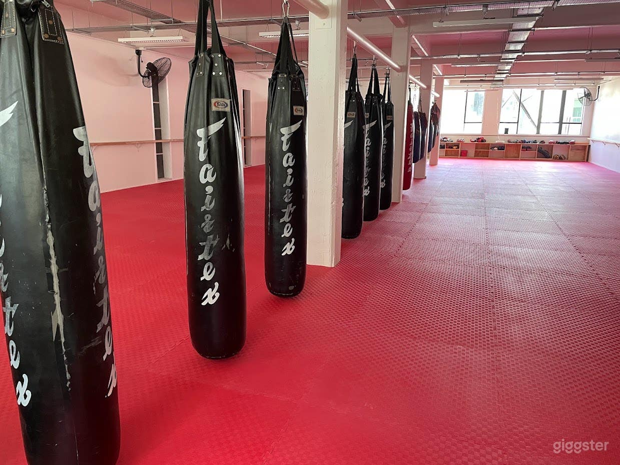 First Floor - Large open training matted area