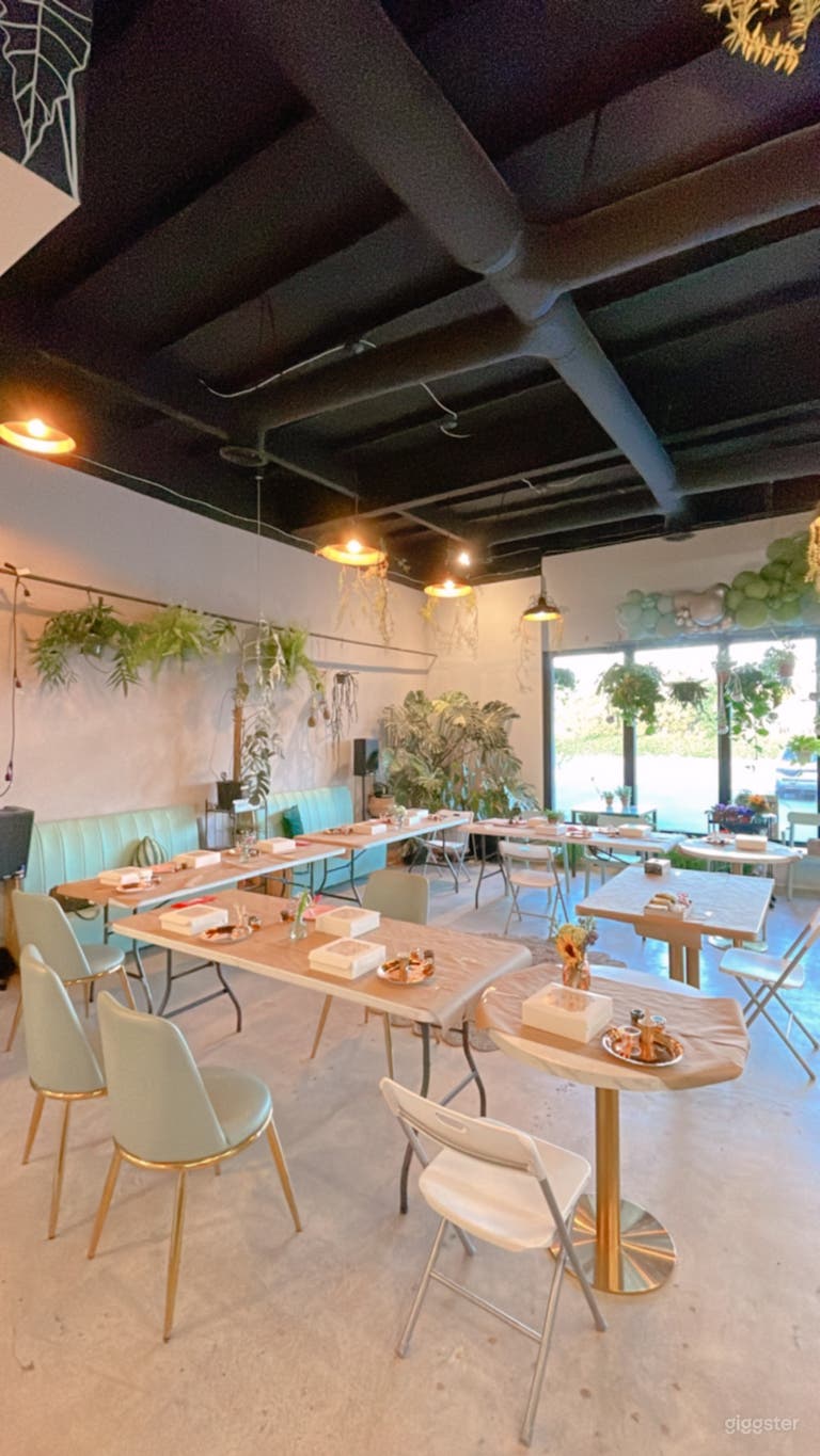  Workshop/class/meeting tables set up.  