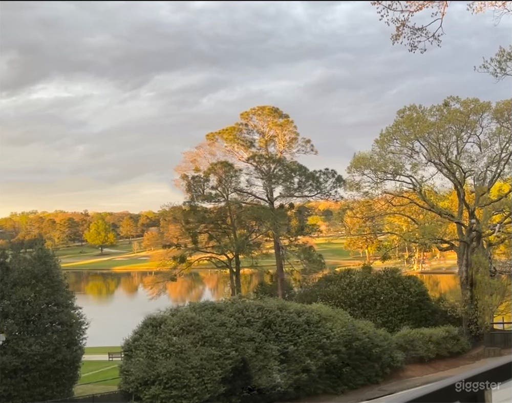 East Lake golf course from top balcony 