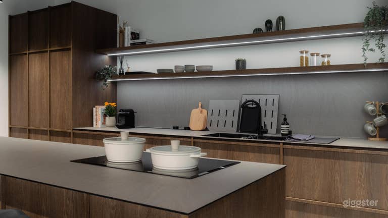  Island with functioning hob 