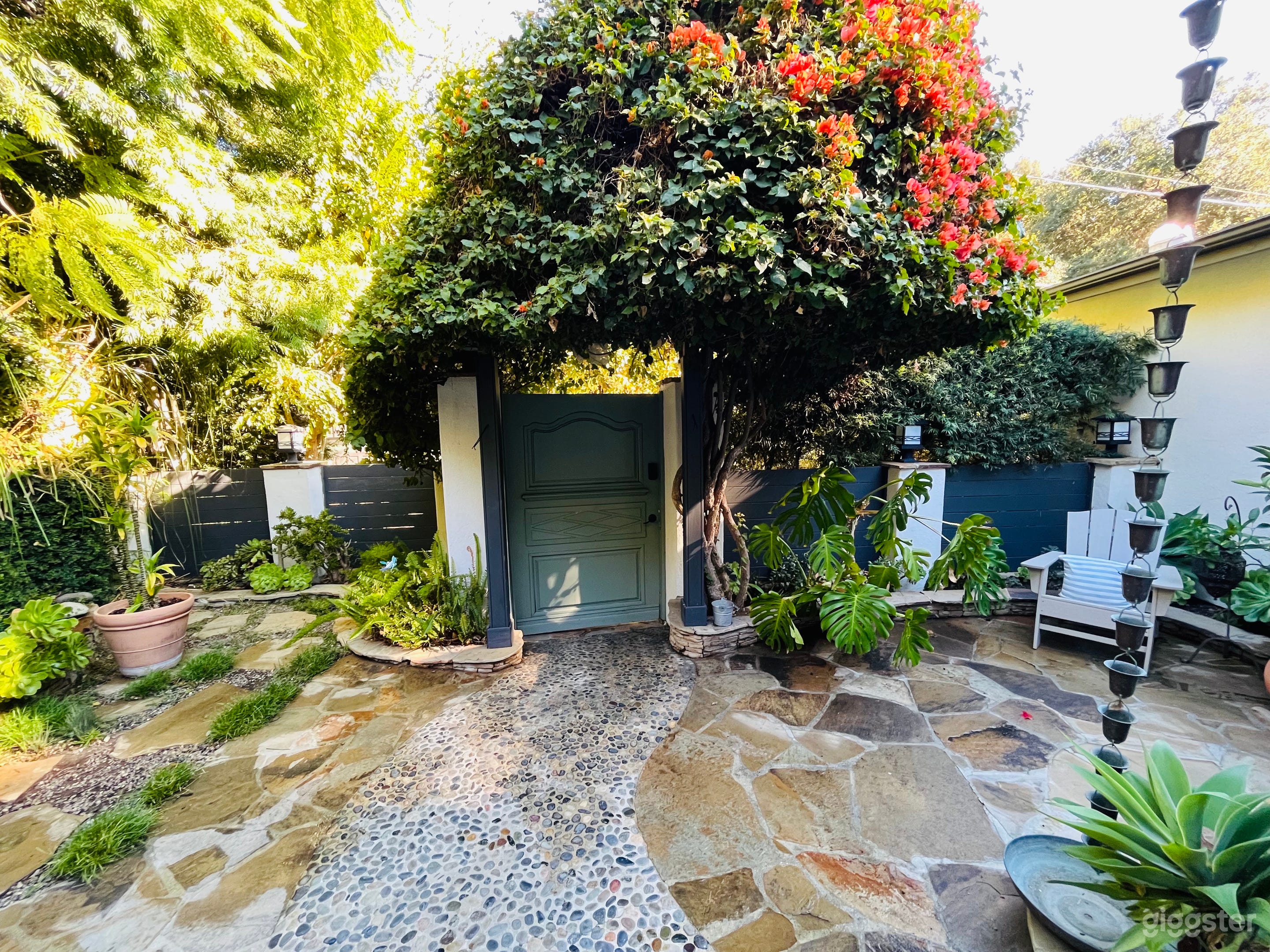 Front gate and courtyard