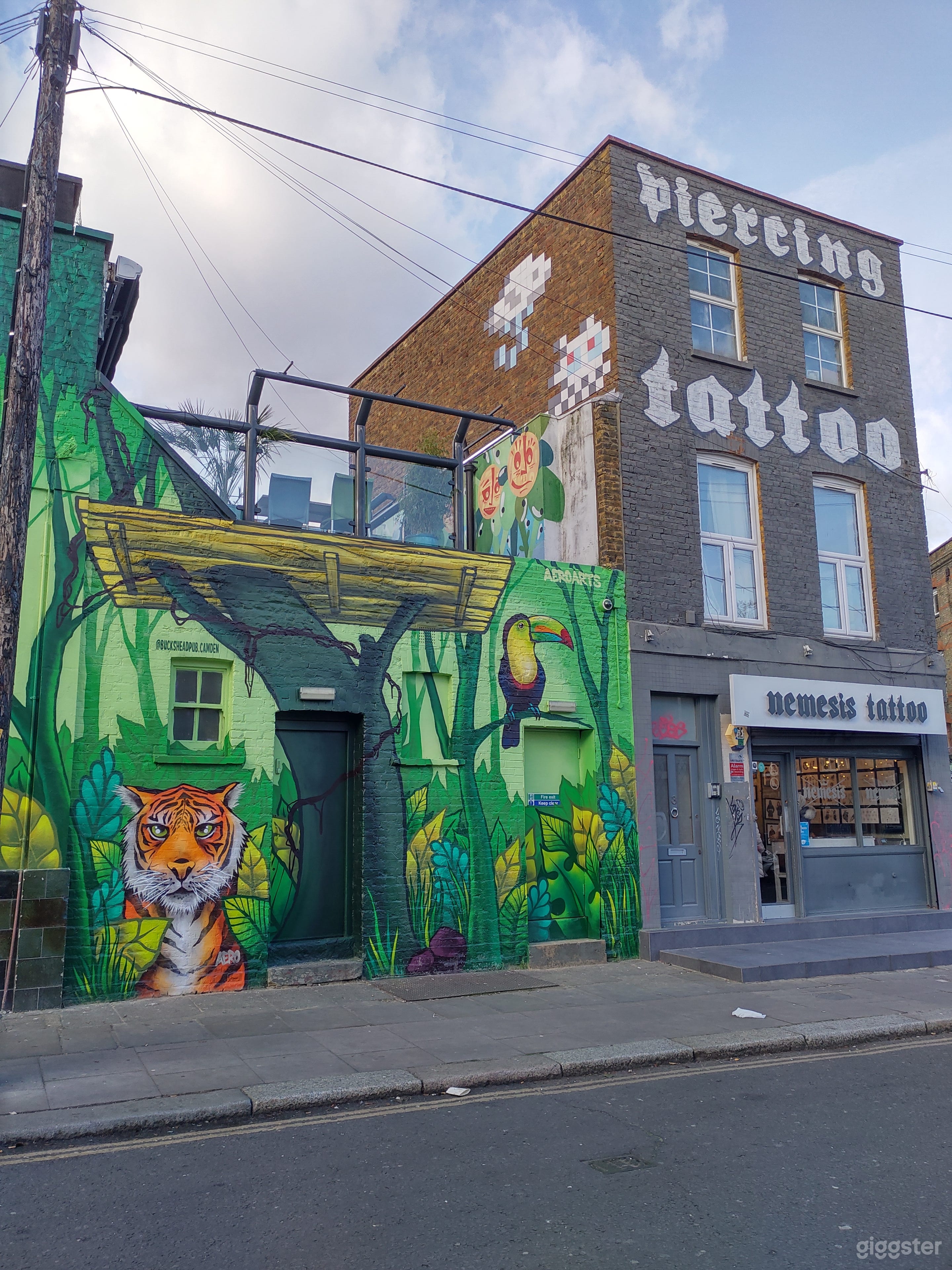 Tattoo Studio on Bucks Street in Camden Town