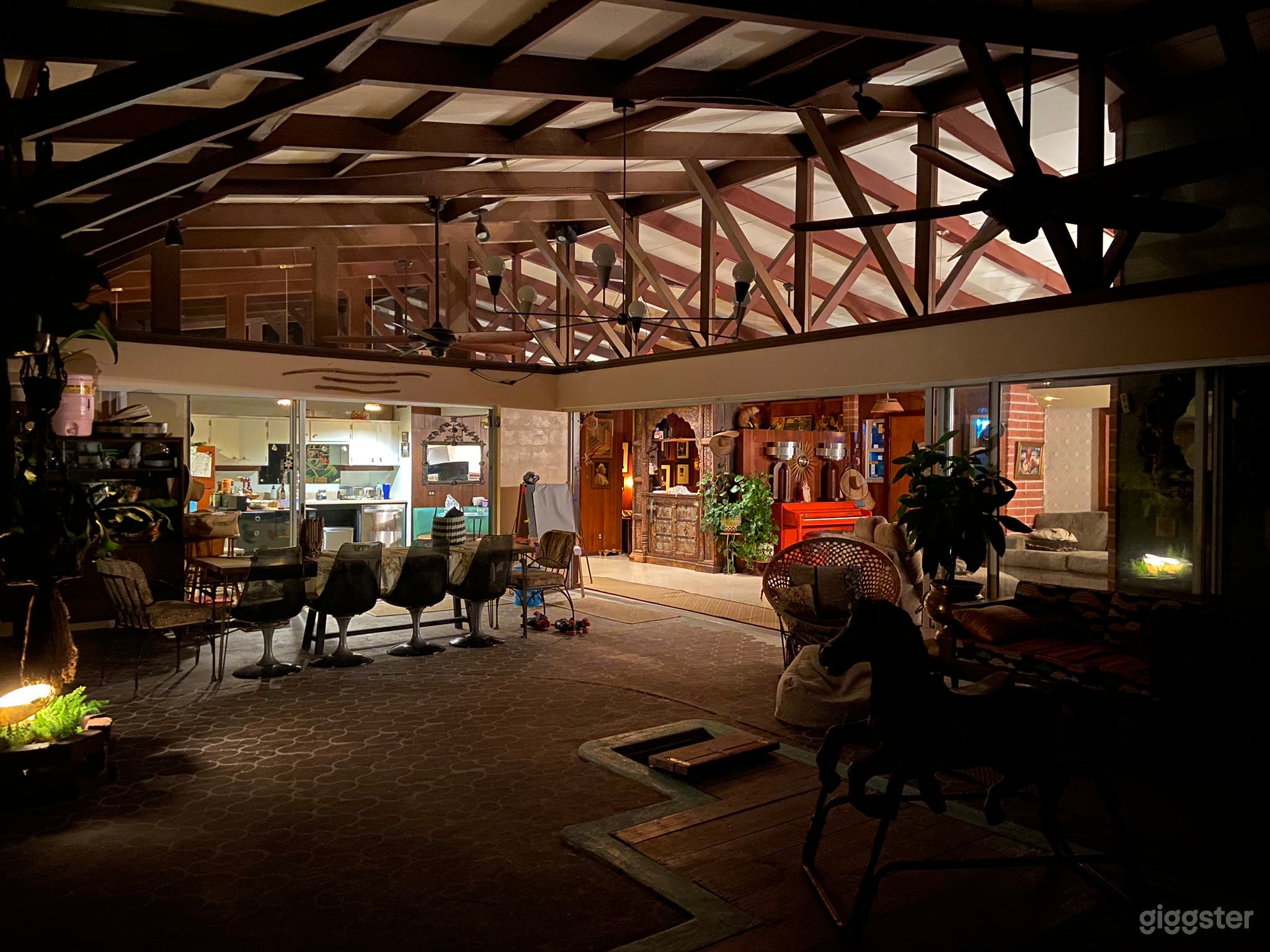 View From the pool. Glass doors open entire back of home