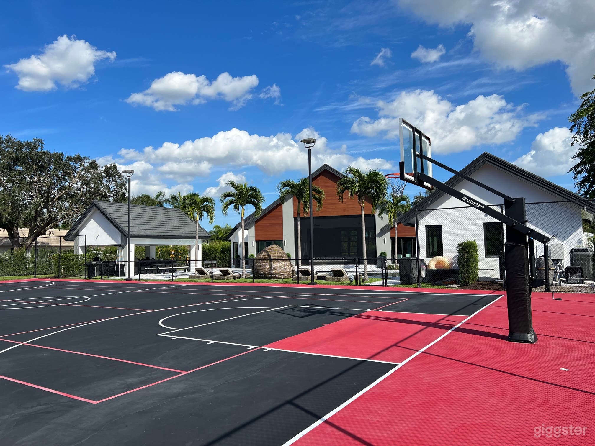 Full NBA Legal-sized Multi-purpose Basketball Court Photo 1