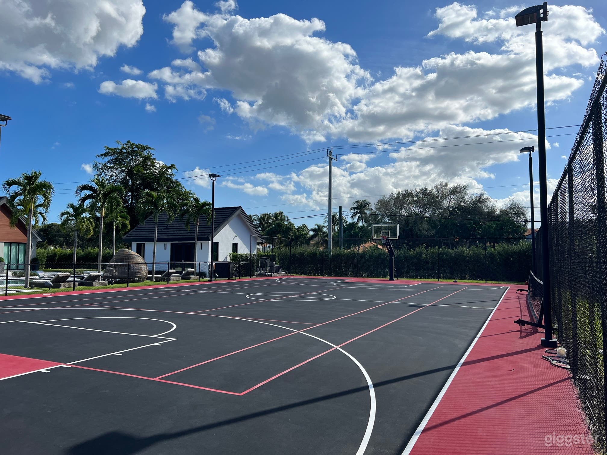 Full NBA Legal-sized Multi-purpose Basketball Court Photo 2