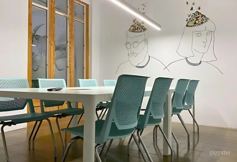  Sala de Reuniones Estilizada para 8 | Sala de Reuniones 3.1 