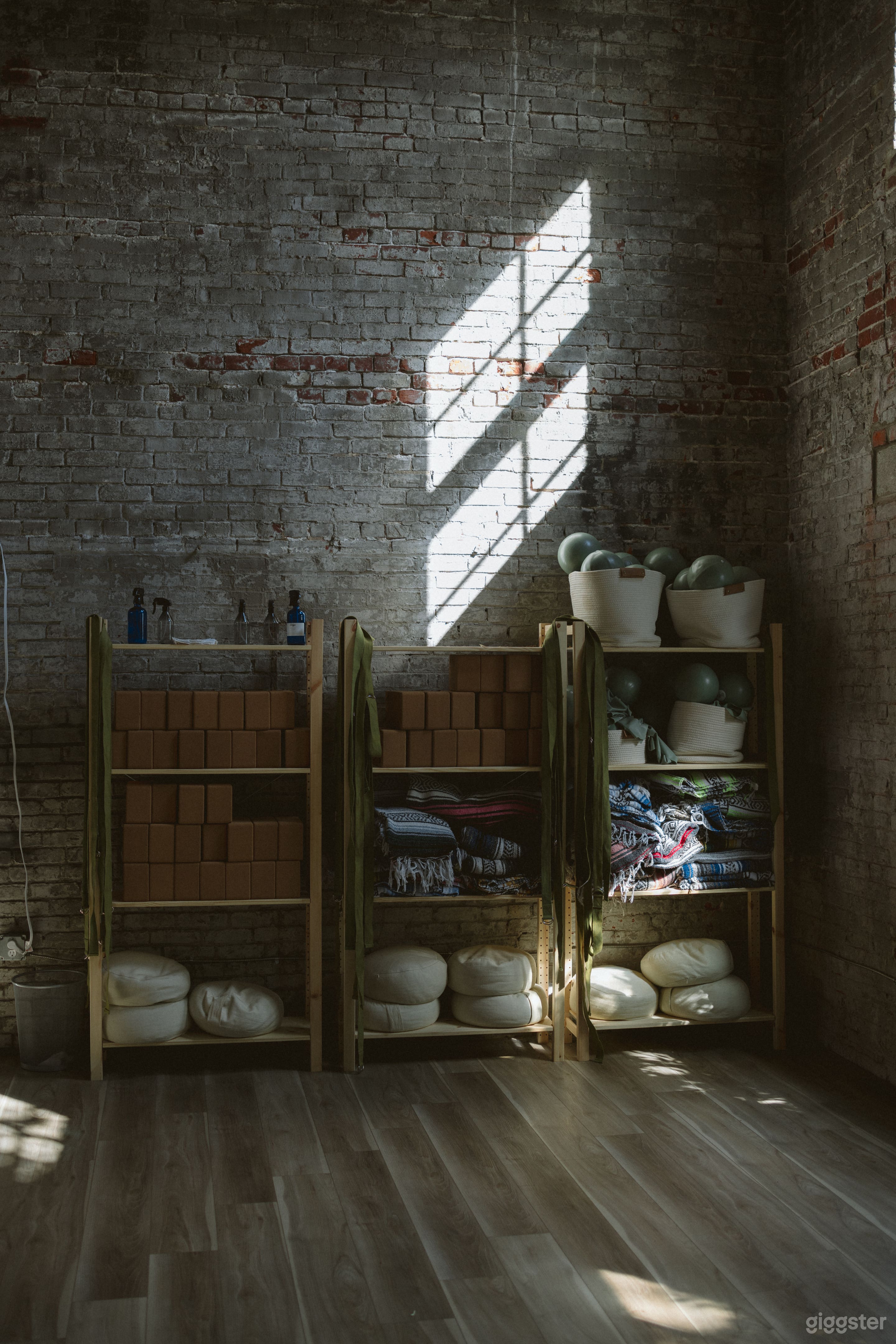 Sunlit Urban Oasis with Exposed Brick + Beams Photo 4