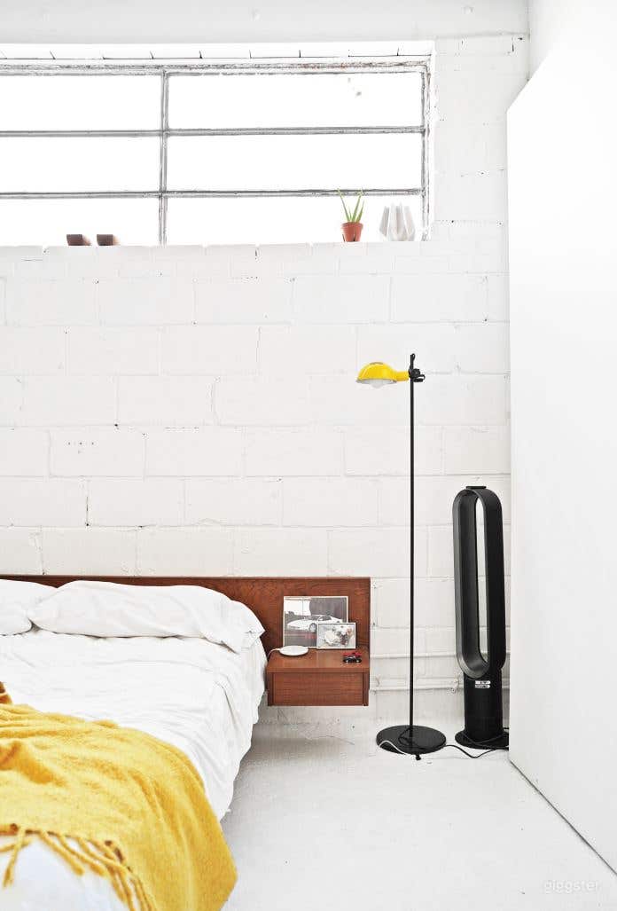 Airy All White Mid Century Hard Loft Photo 4