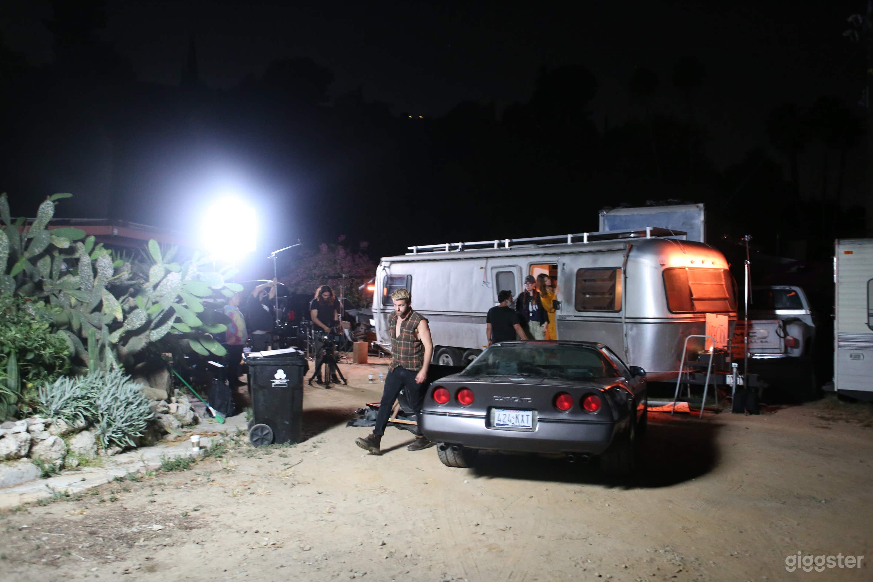 RV STORAGE YARD, MOVIE CAR REPAIR PARKING LOT Photo 2