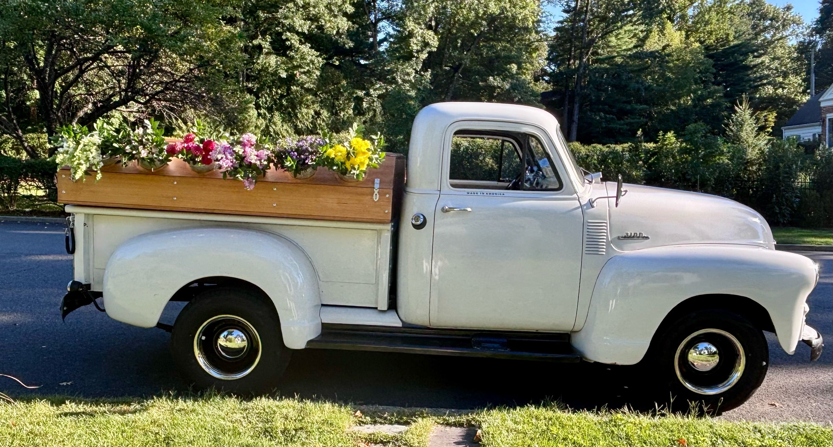 1954 Chevy 3100 Vintage Pickup + Flower Truck Photo 2