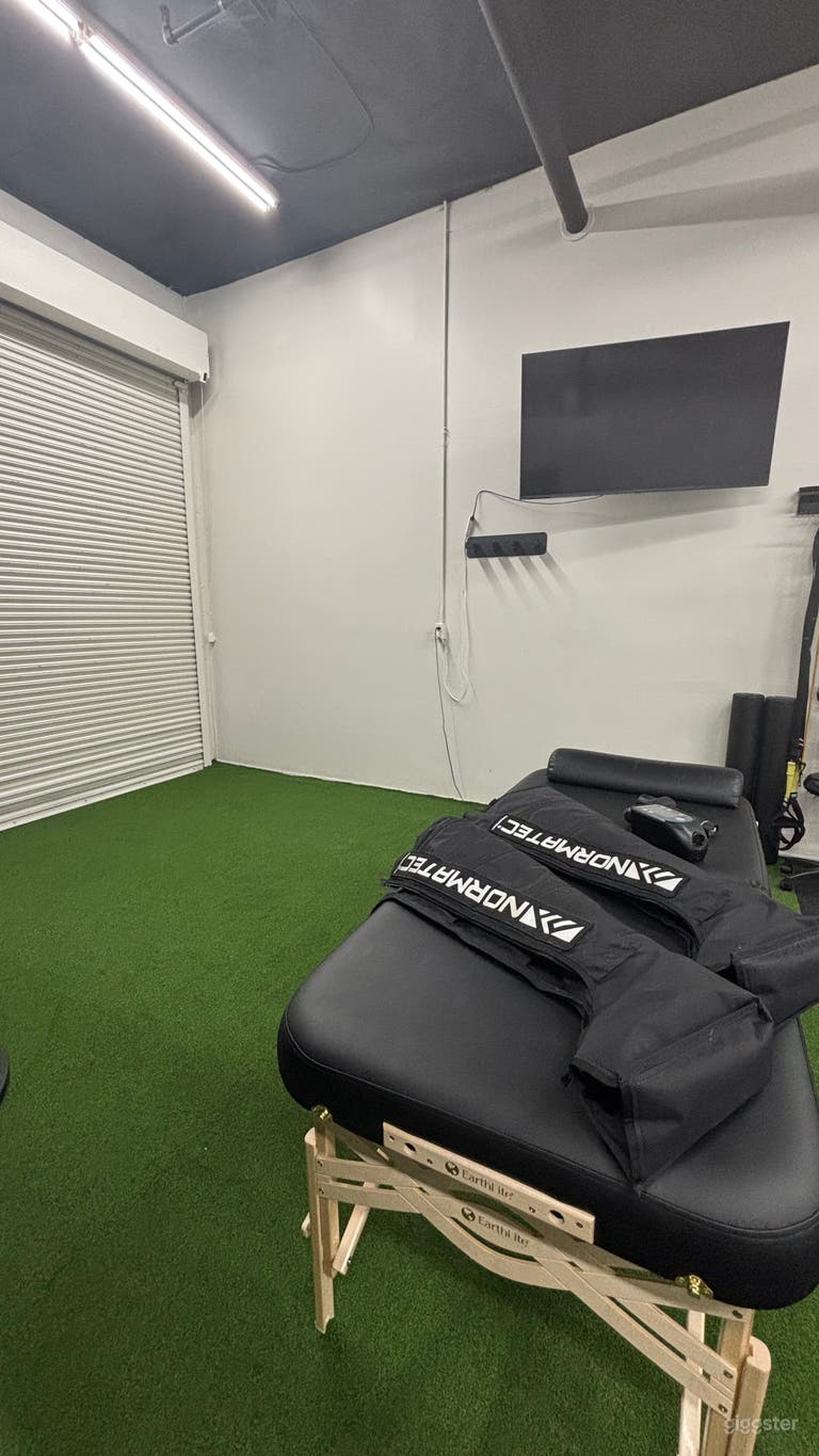  Normatec, cold compression, massage beds 