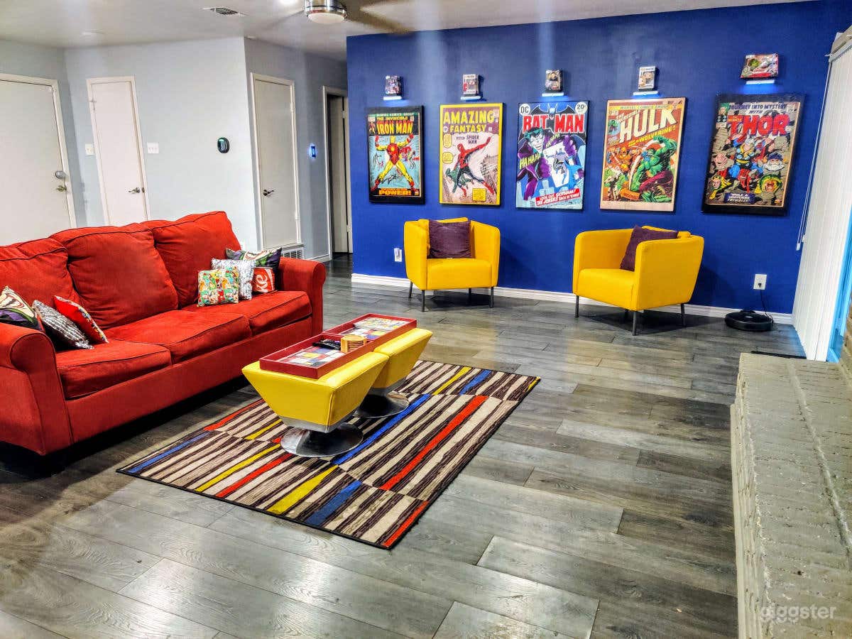 Living room access to the guests.  Reasonable re-configurations can be modified based on 