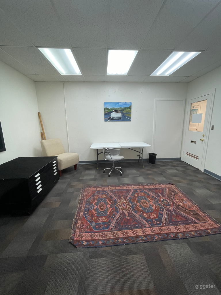  Walls can be hung with existing art, or left bare for you to dress. 