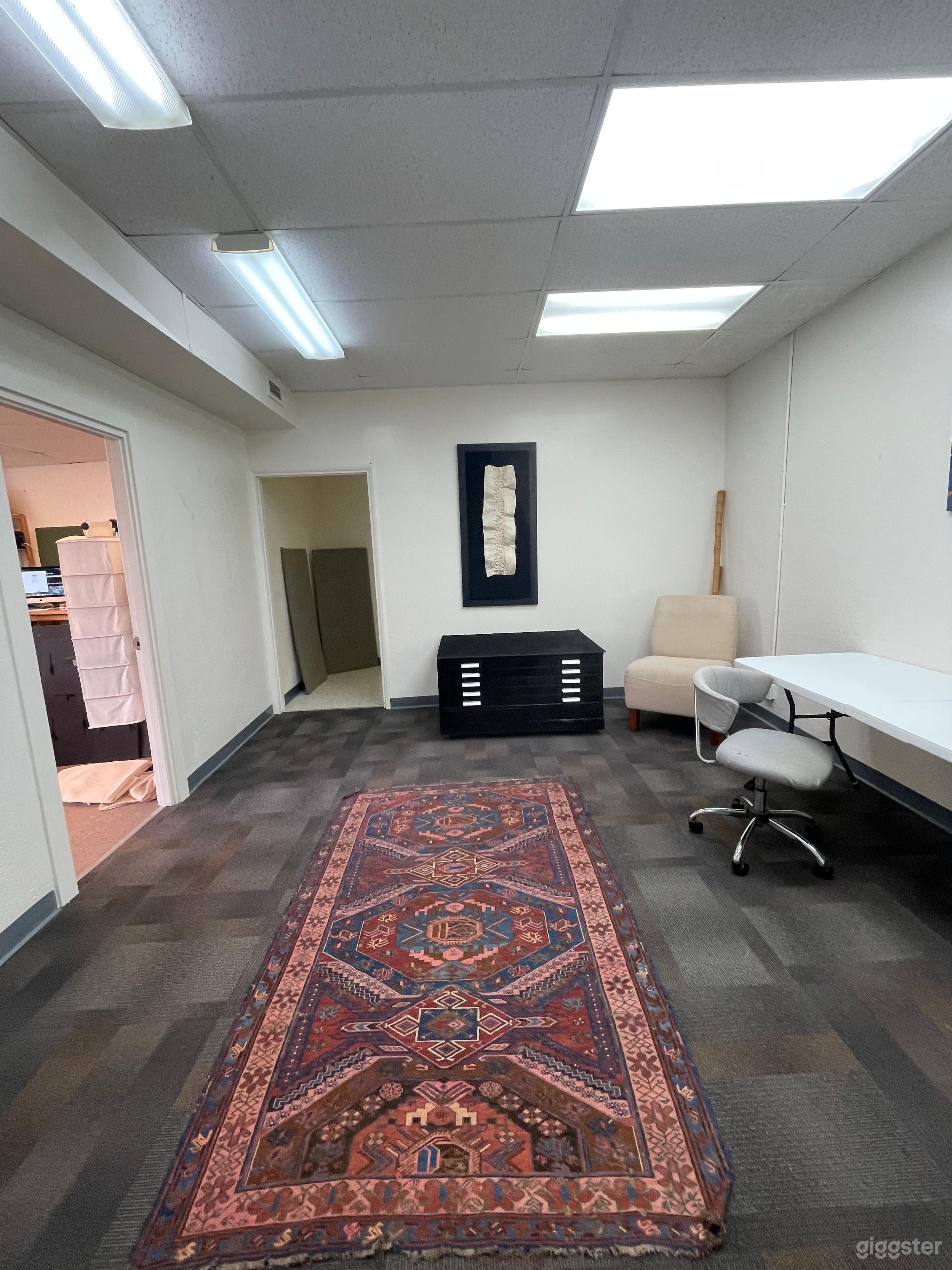 Furnishings are optional, additional pieces available.