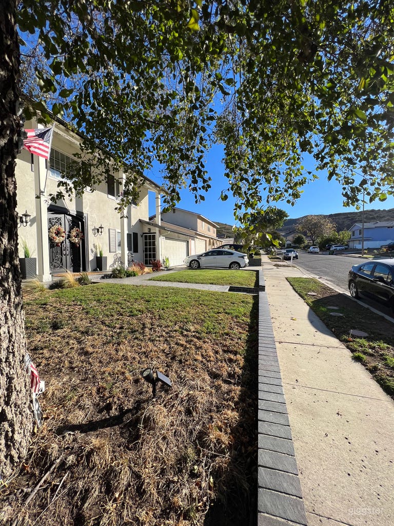  White House with gorgeous iron doors 