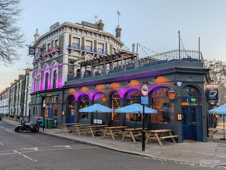  Traditional London Pub w/ Roof Terrace & Private Room 
