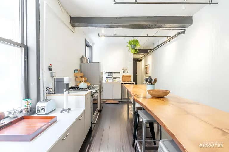  Historic Williamsburg Loft · Kitchen · 2,000 Sq Ft 