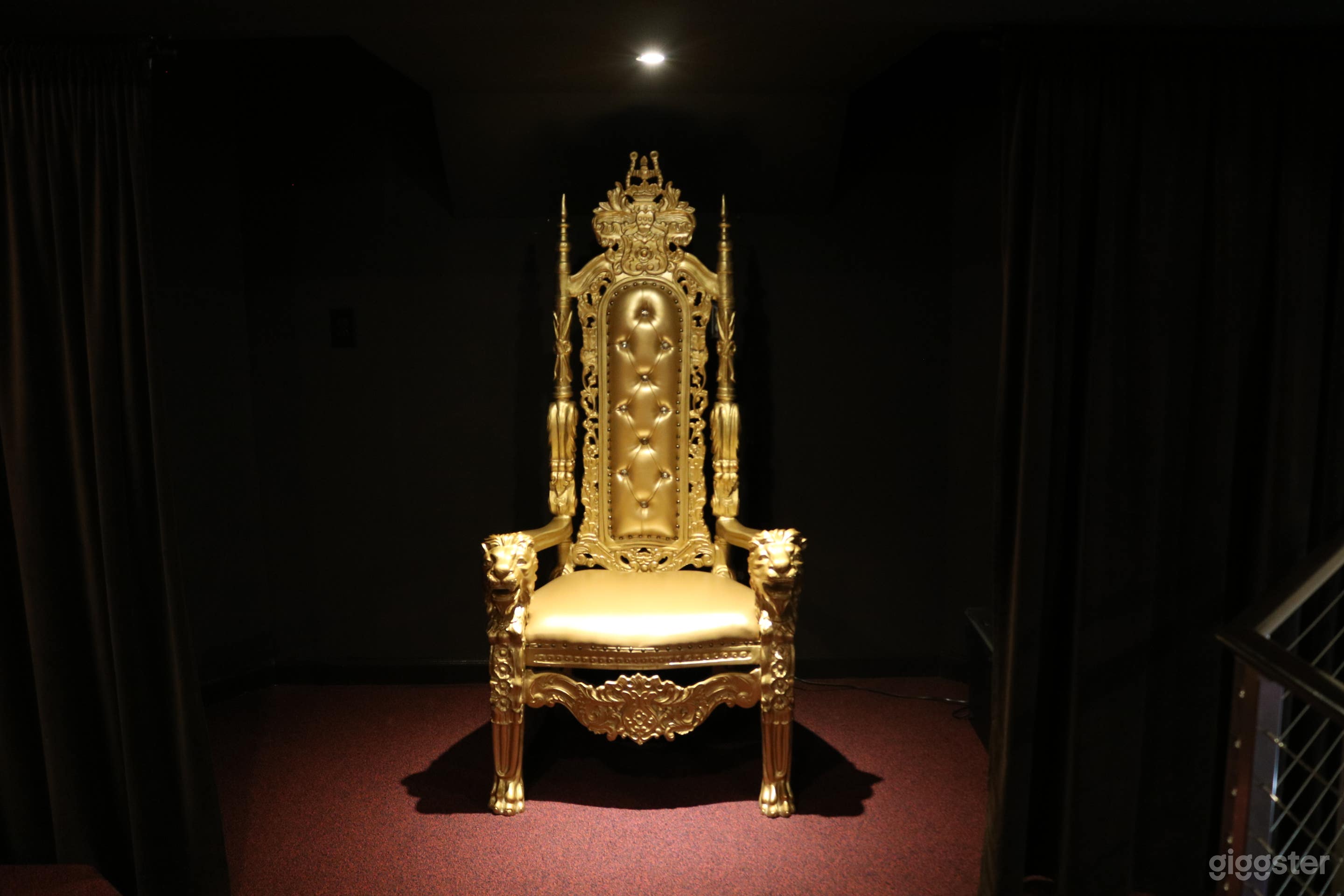 Gold King Throne Chair