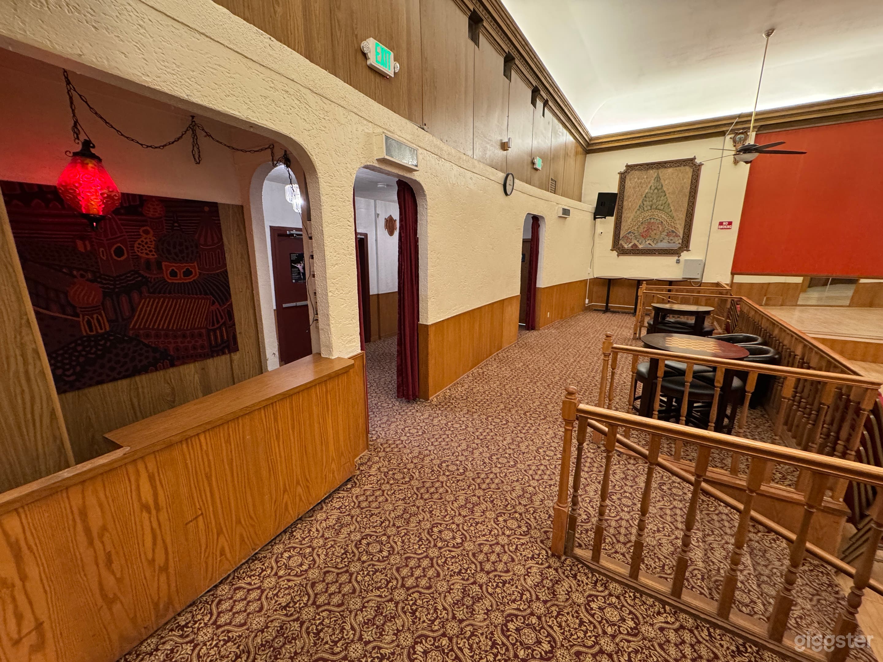 Spacious Ballroom with Stage and Kitchen Photo 3