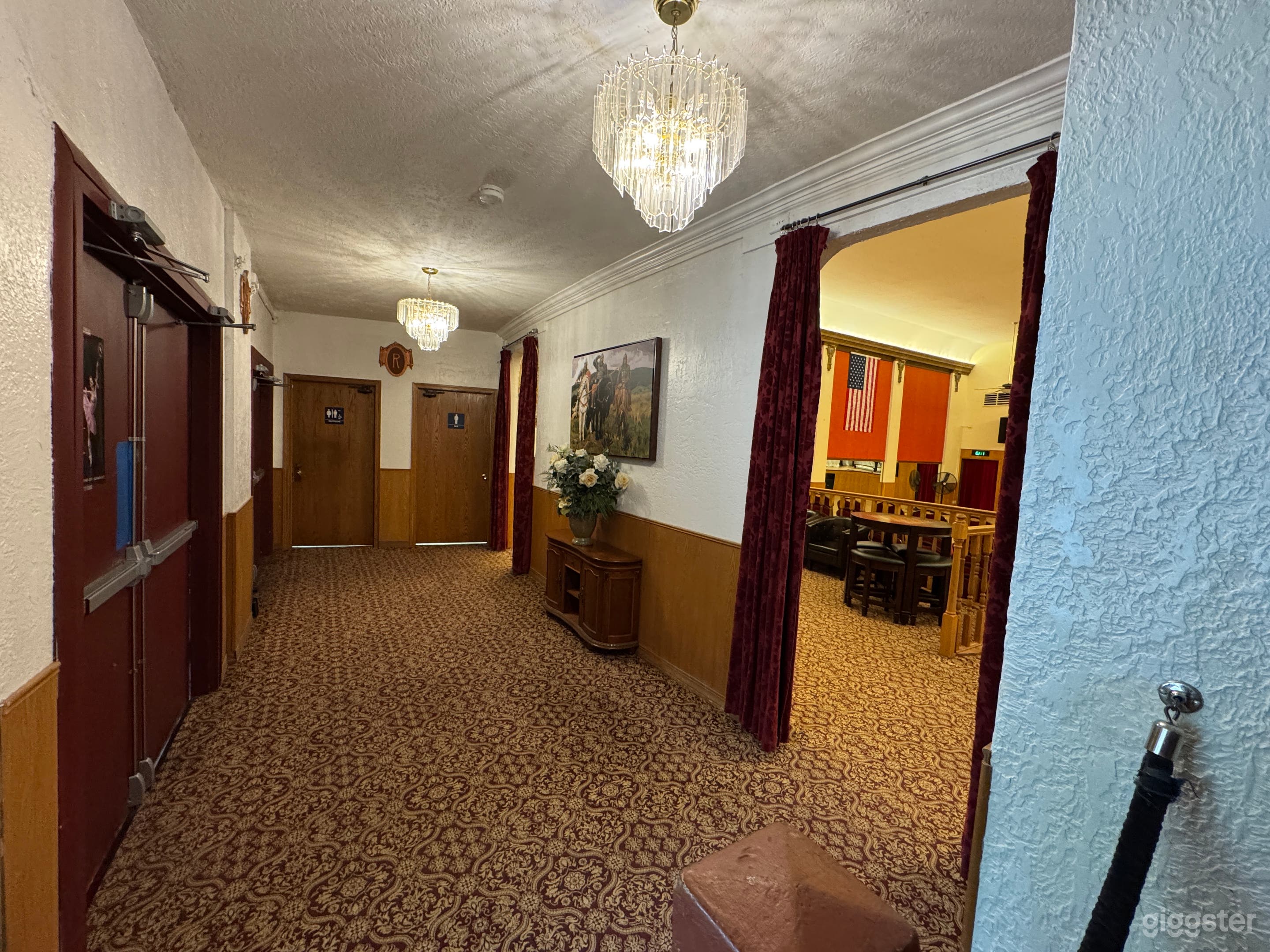 Spacious Ballroom with Stage and Kitchen Photo 4