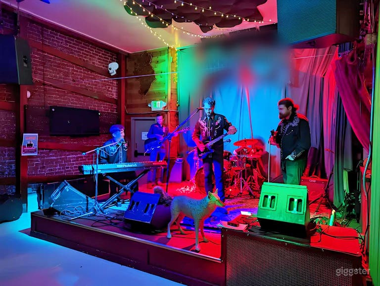  Retro Musical Venue with Stage & Bar 