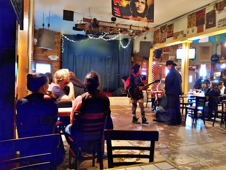  Retro Musical Venue with Stage & Bar 