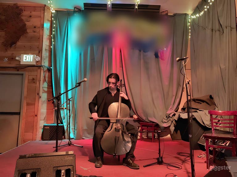  Retro Musical Venue with Stage & Bar 