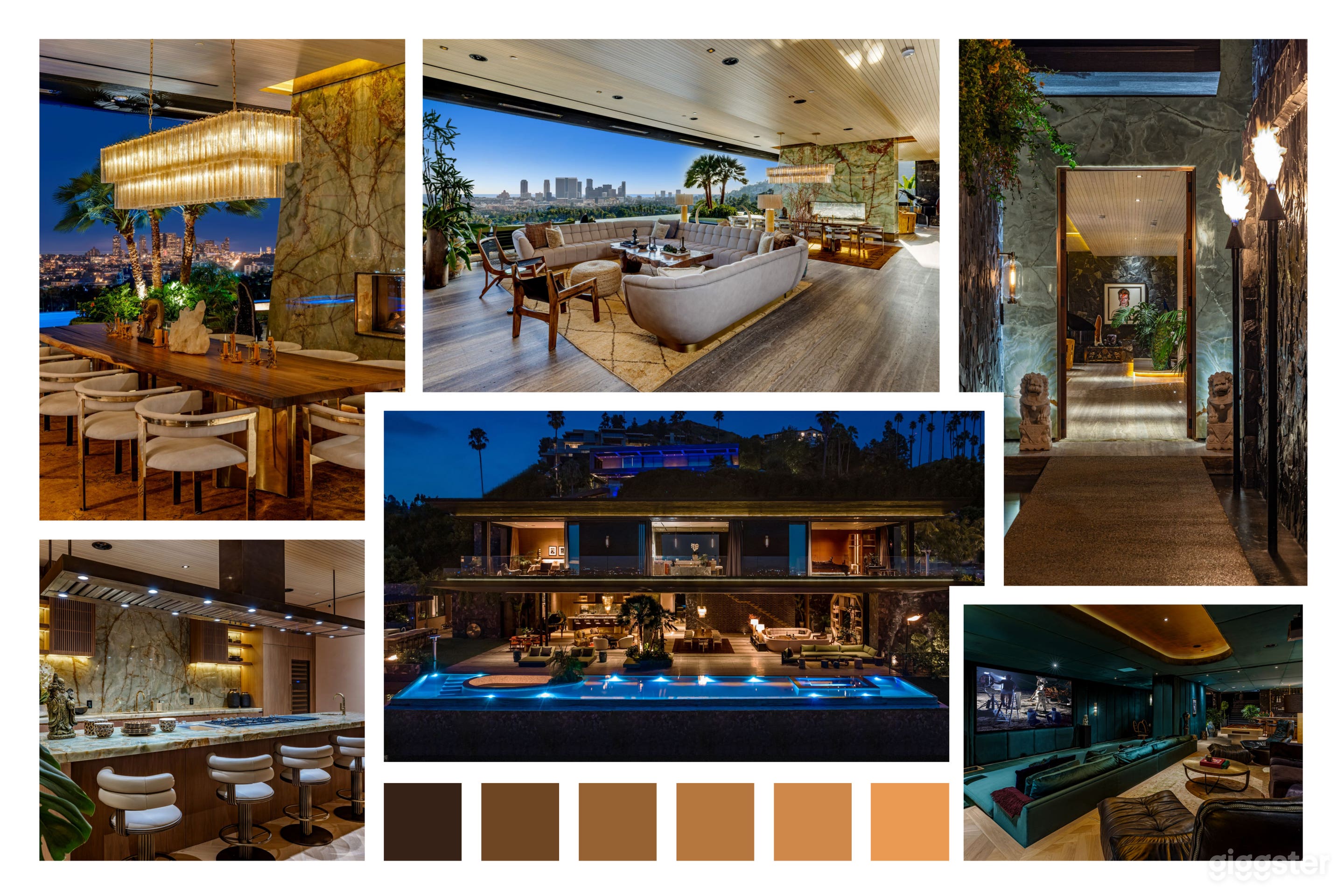SCULPTURAL ESTATE W/ POOL, FIRE & SKYLINE Photo 1
