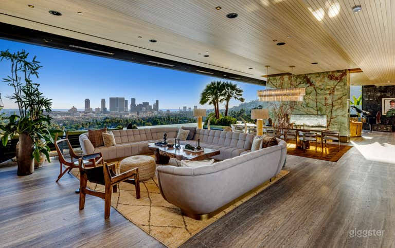  SCULPTURAL ESTATE W/ POOL, FIRE & SKYLINE 