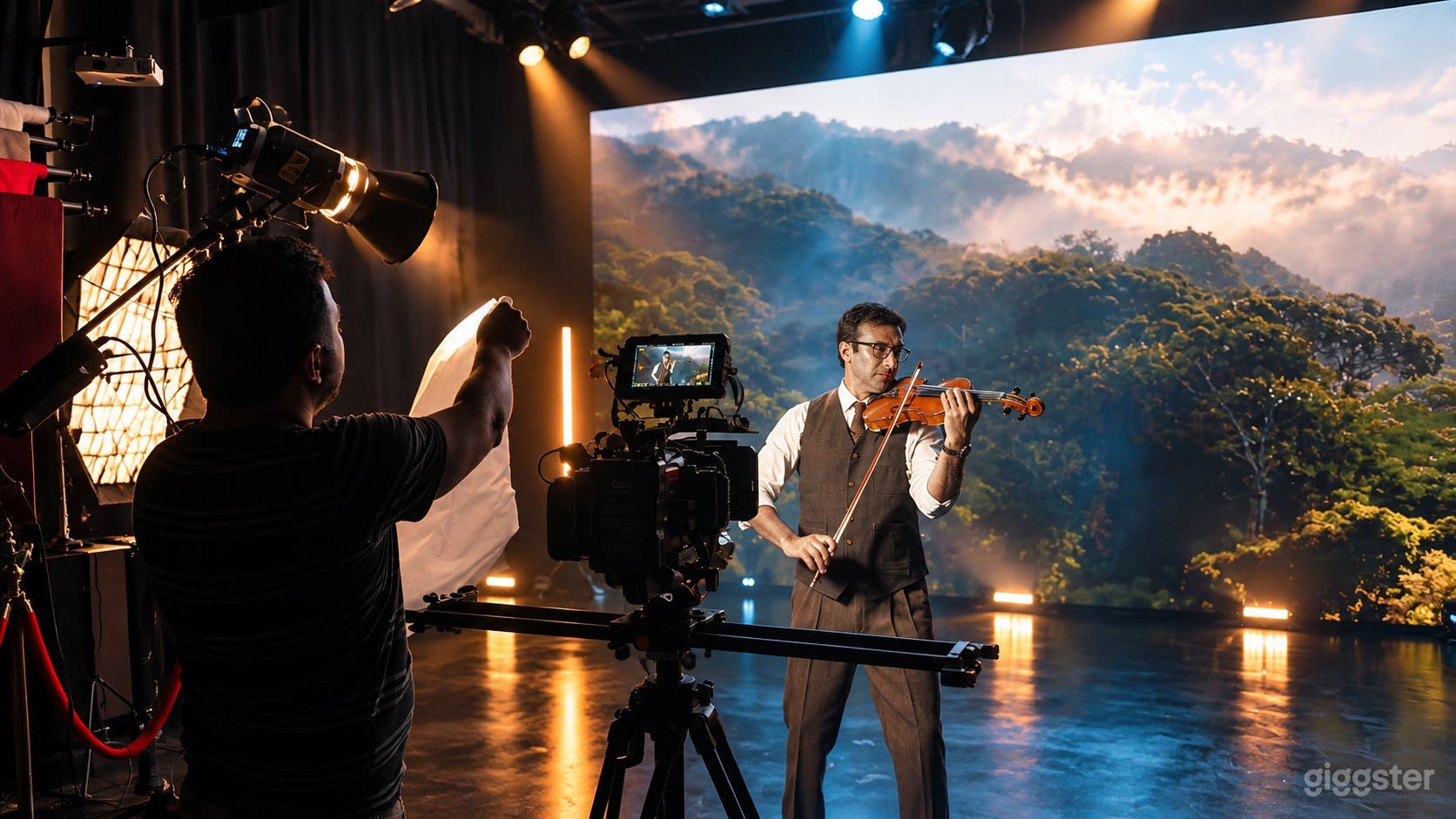 Virtual Production Film Studio | Professional LED Video Wall Photo 4