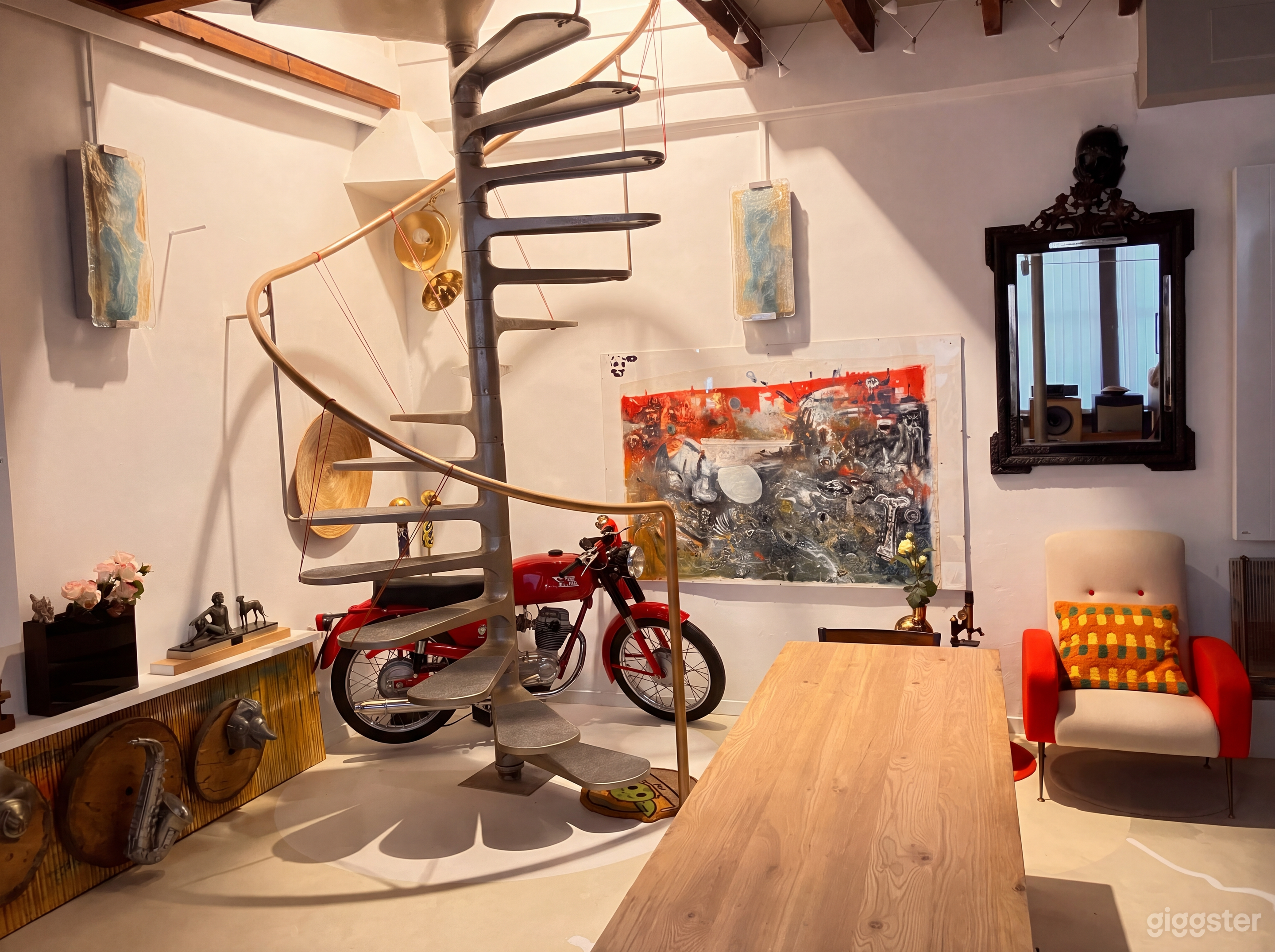 Photo de Loft Rétro-Futuriste x Atelier-shooting-Tournage-Podcast 4