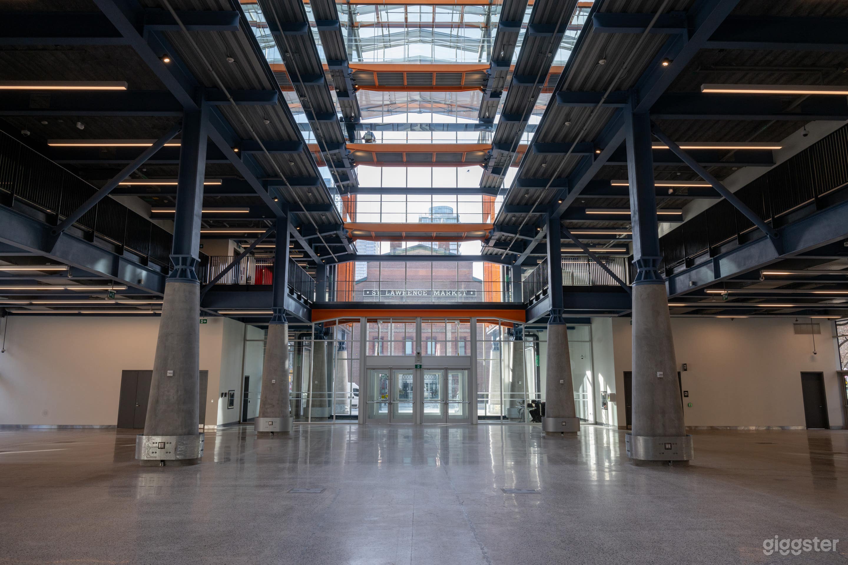 Modern Glass Market Hall with Park Access Photo 4