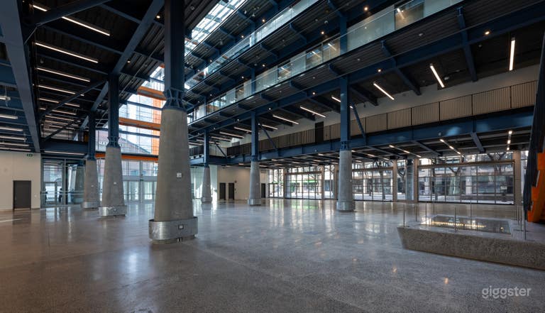  Modern Glass Market Hall with Park Access 