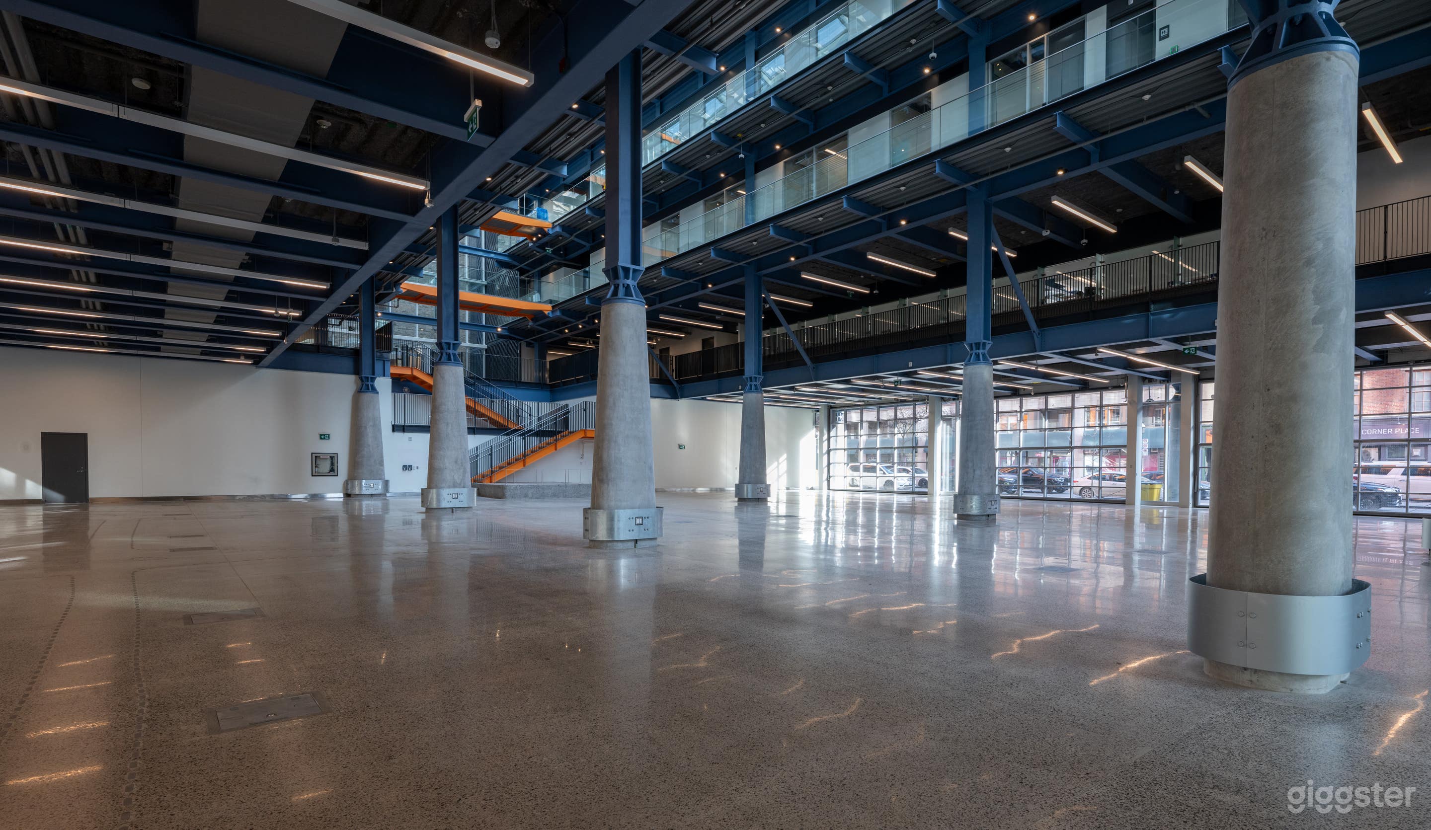 Modern Glass Market Hall with Park Access Photo 3