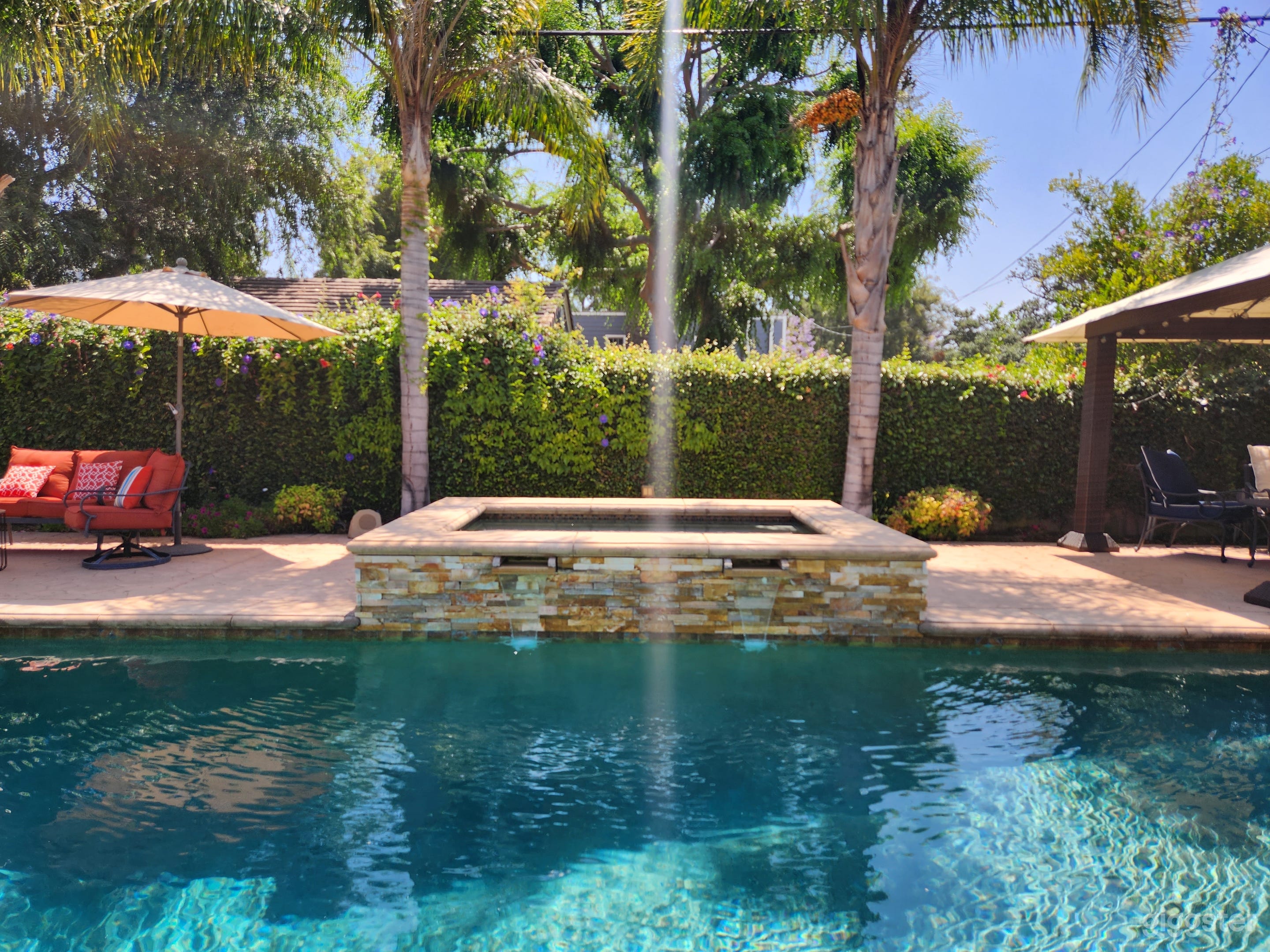 Tropical Pool + Waterfall | Film & Photo Production Location Photo 2