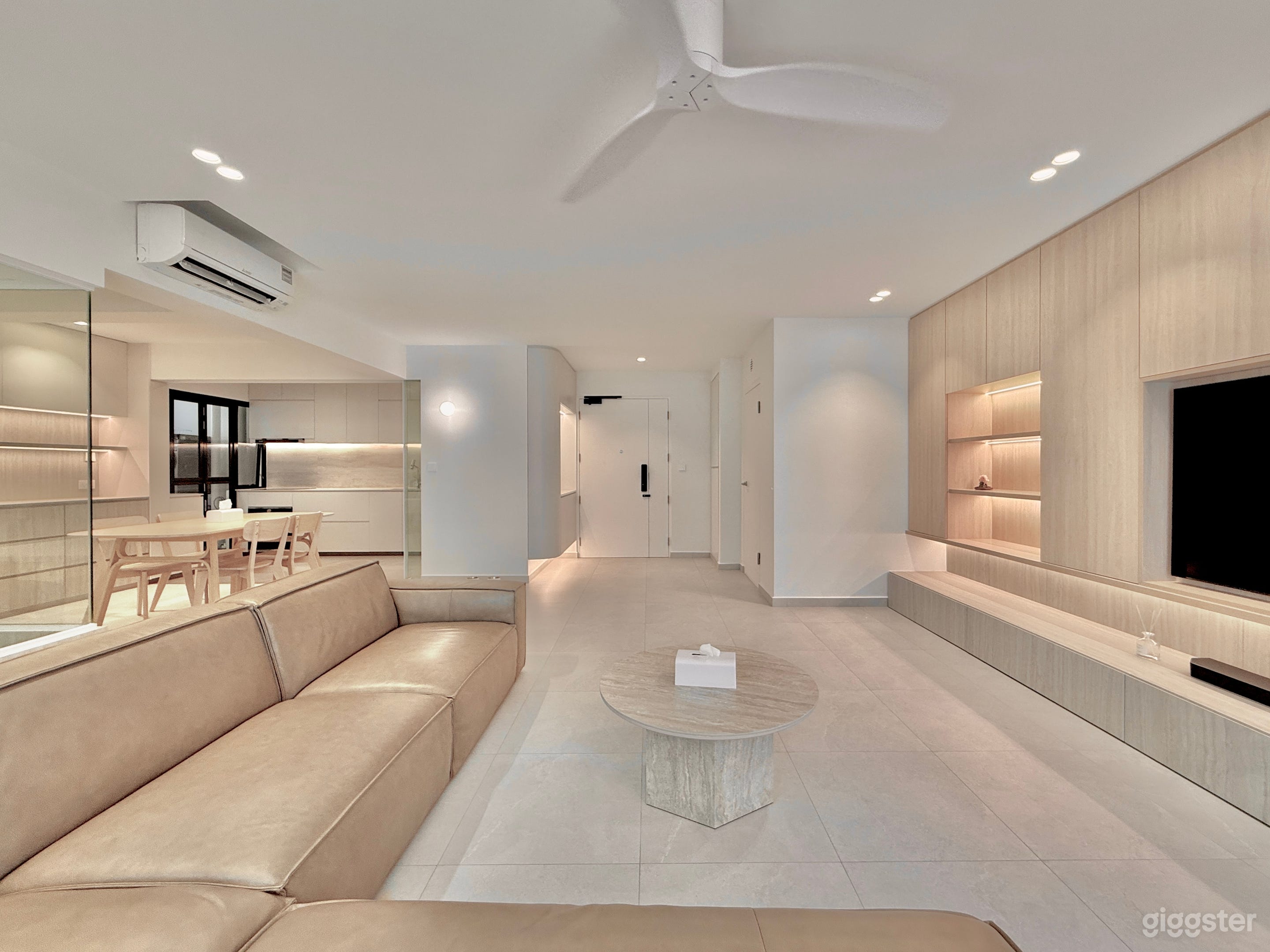 A cozy open-concept home in soft white tone Photo 2