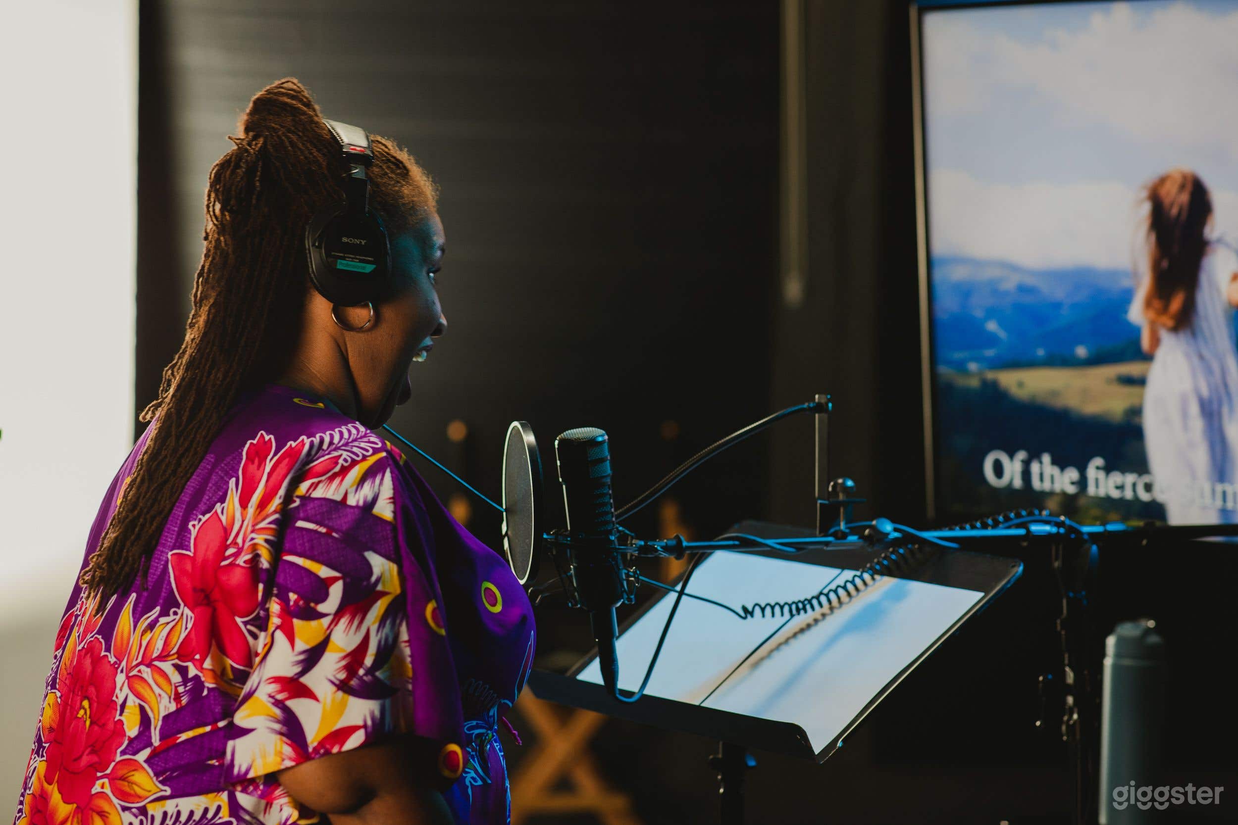 Voice Over In Studio C